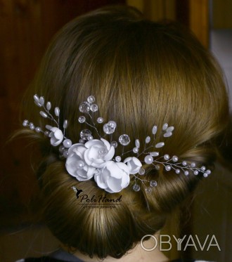 Свадебная заколка, свадебное украшение для волос

Ручная работа

Отправка по. . фото 1