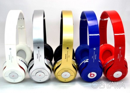 Наушники Беспроводные Beats Studio S460 ZFX Bluetooth (красный, синий, белый, се. . фото 1