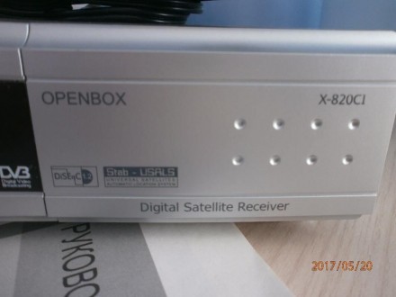 Продаю спутниковый ресивер Openbox X-820CI.Работает исправно,прошитый.Пульт,кабе. . фото 6