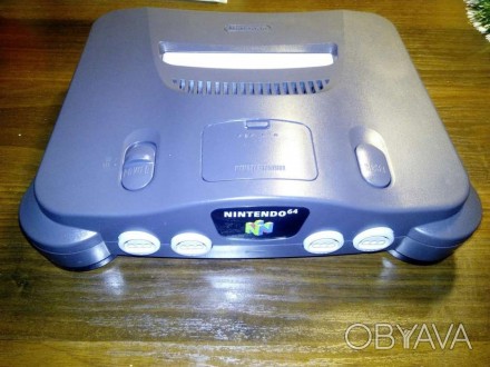 Игровая приставка Nintendo 64  PAL, с установленым RGB модом.
Состояние вполне . . фото 1