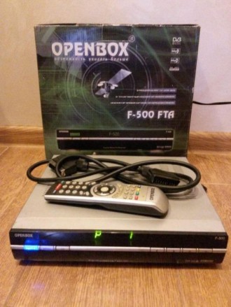 Продам спутниковый ресивер Openbox OPENBOX F-500FTA В комплекте ресивер,пульт,шн. . фото 2