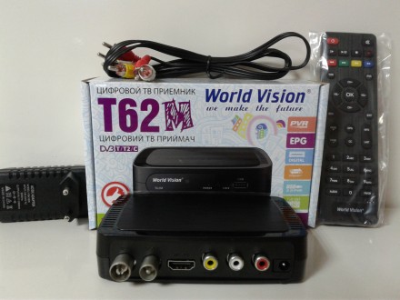 World Vision T62M – новый цифровой эфирный DVB-T2 приемник бюджетного сегмента, . . фото 3