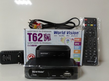 World Vision T62M – новый цифровой эфирный DVB-T2 приемник бюджетного сегмента, . . фото 2