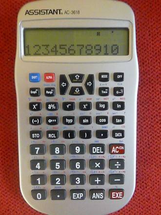 Інженерний калькулятор ASSISTANT AC-3618.
Має 240 функцій, має фукцію побудови . . фото 4