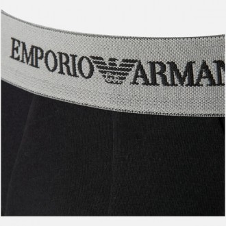 Emporio Armani брифы, комплект из 2 шт 740 грн (чёрные с серой резинкой, серые с. . фото 3