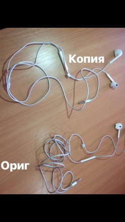 Наушники earpods от iphone новые копия, звучат нормально. . фото 3