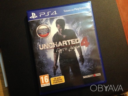 Продам Новый диск с игрой Uncharted 4 На русском языке , диск был в бандле с ПС4. . фото 1