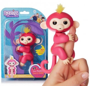 Интерактивная обезьянка Fingerlings - хит продаж на Лондонской выставке Toy Fair. . фото 3