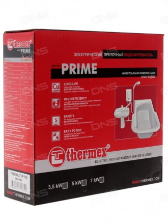 Проточный электрический водонагреватель THERMEX Prime Tip 500 - обновленная и ус. . фото 7