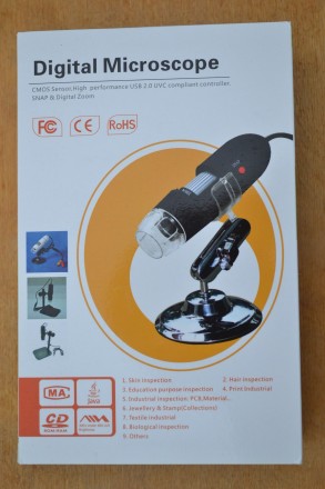 USB цифровой микроскоп 500 X 2 Мп + пластиковый штатив

Характеристики:
Мат C. . фото 11