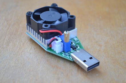 USB электронная нагрузка с вентилятором, регулировка тока, 15 Вт

Нагрузка пре. . фото 3
