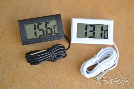 Цифровой термометр с ЖК дисплеем от -50 до +110 градусов

Можно купить белого . . фото 1