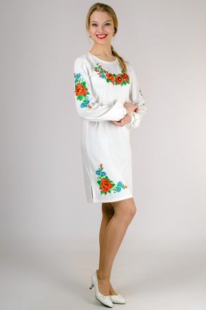 Трикотажное женское платье-вышиванка "Калина".

Женские платья-вышиванки произ. . фото 7