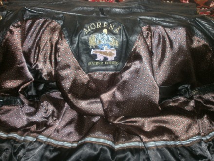 Качественная кожаная мужская куртка MORENA Leather Fashion, черная, натуральная . . фото 3