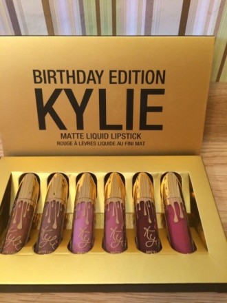 Новые отличные наборы матовых губных помад Kylie Birthday Edition. Замечательный. . фото 6