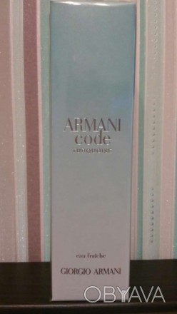 Продам духи Armani Code Turquoise!подарок,не подошёл аромат! Armani Code Turquoi. . фото 1