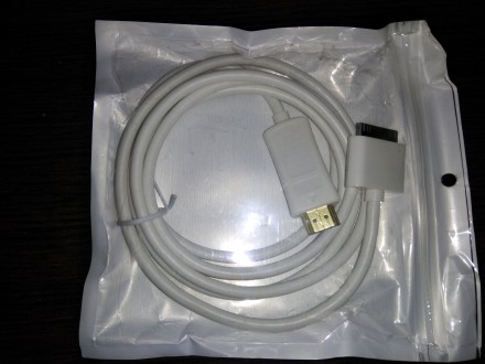 HDMI кабель Apple для подключения iPhone 4, 4s и iPad с 30 pin разъемом к телеви. . фото 2