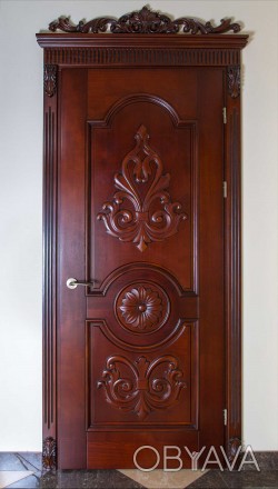 Двери межкомнатные "Верона".

  Дверь изготовлена из натурального массива ясен. . фото 1