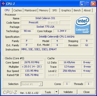 Celeron D 331, 2.68 GHz/256/533, SL98V, сокет 775. . фото 3