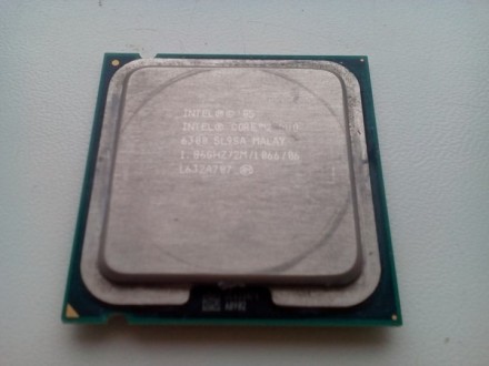 Core 2 Duo E6300, 1.86 GHz/2М/1066, SL9SA, сокет 775. . фото 2