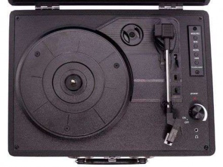ПРОГРАВАЧ вінілових дисків - грамофон HYKKER Vintage Sound - ідеальний подарунок. . фото 3