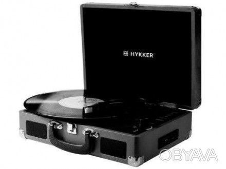 ПРОГРАВАЧ вінілових дисків - грамофон HYKKER Vintage Sound - ідеальний подарунок. . фото 1