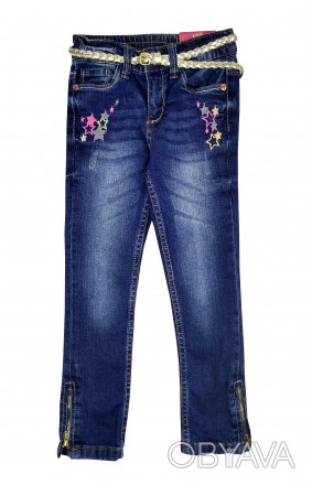Стильные джинсы для девочки. Производитель Kiki&Koko.
Штанишки с молниями внизу. . фото 1