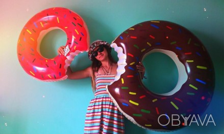 Надувной Круг Пончик "Donut" Фламинго 
Хит Сезона 
Для взрослых и детей 
В НА. . фото 1