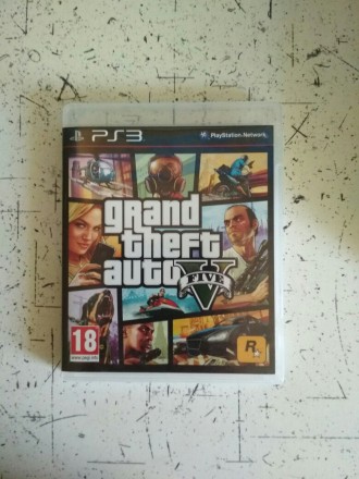 Игра на диске Grand Theft Auto V ГТА5 на русском языке, в идеальном состоянии
т. . фото 2