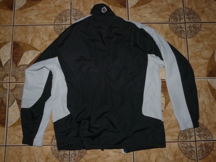 Куртка ветровка спортивная Sunderland Шотландия size L/52 рост 180 серо-чёрная, . . фото 5