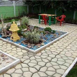 Форма "Садовая дорожка" - универсальный инструмент для заливки бетонных садовых . . фото 3