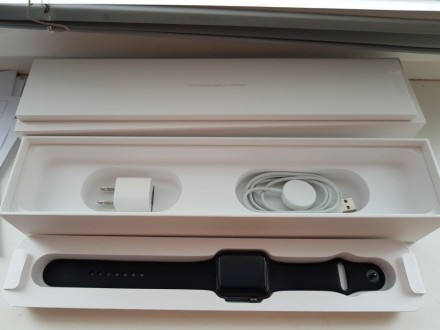 Продаються чудові часи apple watch series2 42mm в чорному кольорі. Часи в харошо. . фото 4