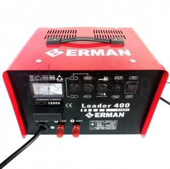 Пуско-зарядний пристрій для автомобільного акумулятора Erman EW 215, 12/24 В, 45. . фото 5