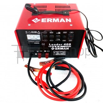 Пуско-зарядний пристрій для автомобільного акумулятора Erman EW 215, 12/24 В, 45. . фото 3