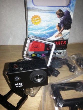 Экшн-камера с аквабоксом SJ4000 Sports Cam .Эта камера предназначена для съемки . . фото 2