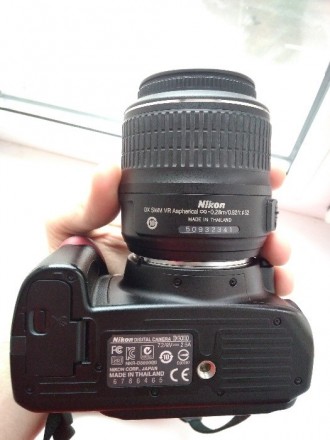 Продам фотоапарат Nikon D3000 з об'єктивом Nikon AF-S 18-55mm f3.5-5.6G DX VR. Т. . фото 6