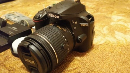 Nikon D3400 AF-P 18-55mm f/3.5-5.6G VR Kit Black Подробнее: https://rozetka.com.. . фото 4