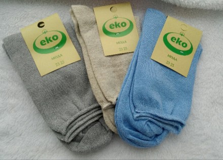 Шкарпетки фірми "ЕКО" . Гарно носяться. Розмір 23-25(38-40 розмір ноги). Є в про. . фото 4