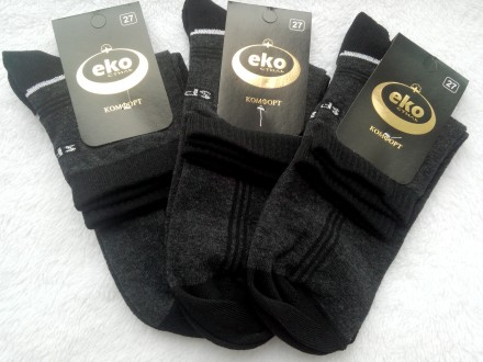 Шкарпетки фірми "ЕКО" . Гарно носяться. Розмір 23-25(38-40 розмір ноги). Є в про. . фото 5