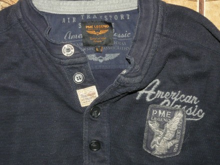 Рубашка реглан PME Legend american clasic  воротник на пуговицах, оригинал size . . фото 3