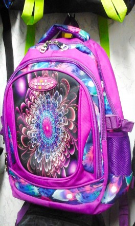 Очень красивый школьный рюкзак для девочек начальных классов, изготовлен из  пло. . фото 2