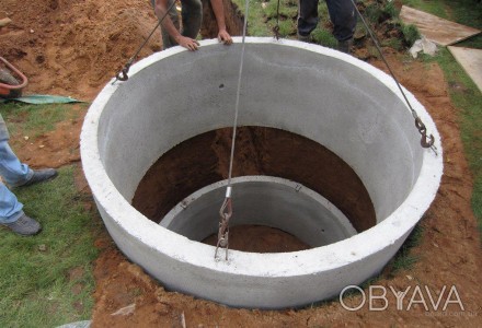 Предприятие изготовит бетонные кольца для сливных ям и септиков.Также доставка и. . фото 1