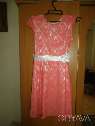 Красива святкова сукня для дівчинки 10-12 років (але дивіться заміри, моя носила. . фото 1