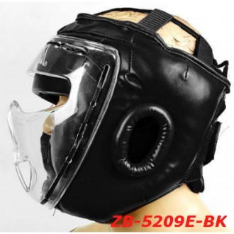 Шлем для единоборств с прозрачной маской FLEX EVERLAST ZB-5209E красный, размеры. . фото 9