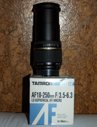 Зум Объектив на Nikon F TAMRON AF18-250mm F/3.5-6.3 LD ASPHERICAL (IF) MACRO, во. . фото 2