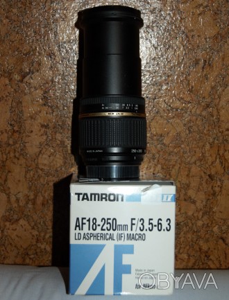 Зум Объектив на Nikon F TAMRON AF18-250mm F/3.5-6.3 LD ASPHERICAL (IF) MACRO, во. . фото 1