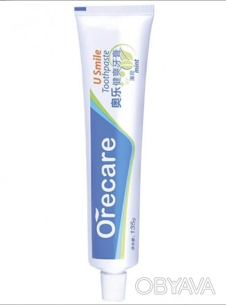 Зубная паста «U Smile» т. м. Orecare обеспечивает эффективное очищение и укрепле. . фото 1