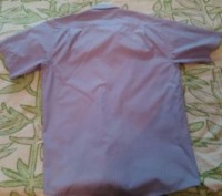 Продам мужскую фиолетовую рубашку , замеры: плечи 50 см, рукава 26 см, ПОГ 58 см. . фото 5