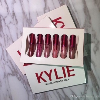 Набор Kylie Valentine Edition — это подарочный набор из 6 помад включая 2 новых . . фото 3
