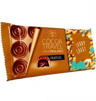 Шоколад Міні-праліне Cocoa Travel. Baron. 100 г. ОПТ.
Виробник. Польща.
Роздрі. . фото 3